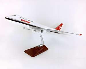 47cm 1:150 Résine Swiss Airlines B747-400 Ornement Décoratif - Product Image 4