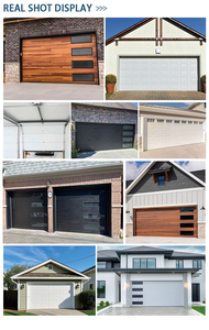 Puerta de Garaje Residencial Automática CHI, Aislada con Espuma de Poliuretano de Lujo, 16x7, con Ventanas - Product Image 5