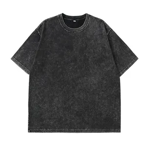 T-shirt 100% in cotone y2k da uomo con stampa personalizzata maglietta oversize da uomo