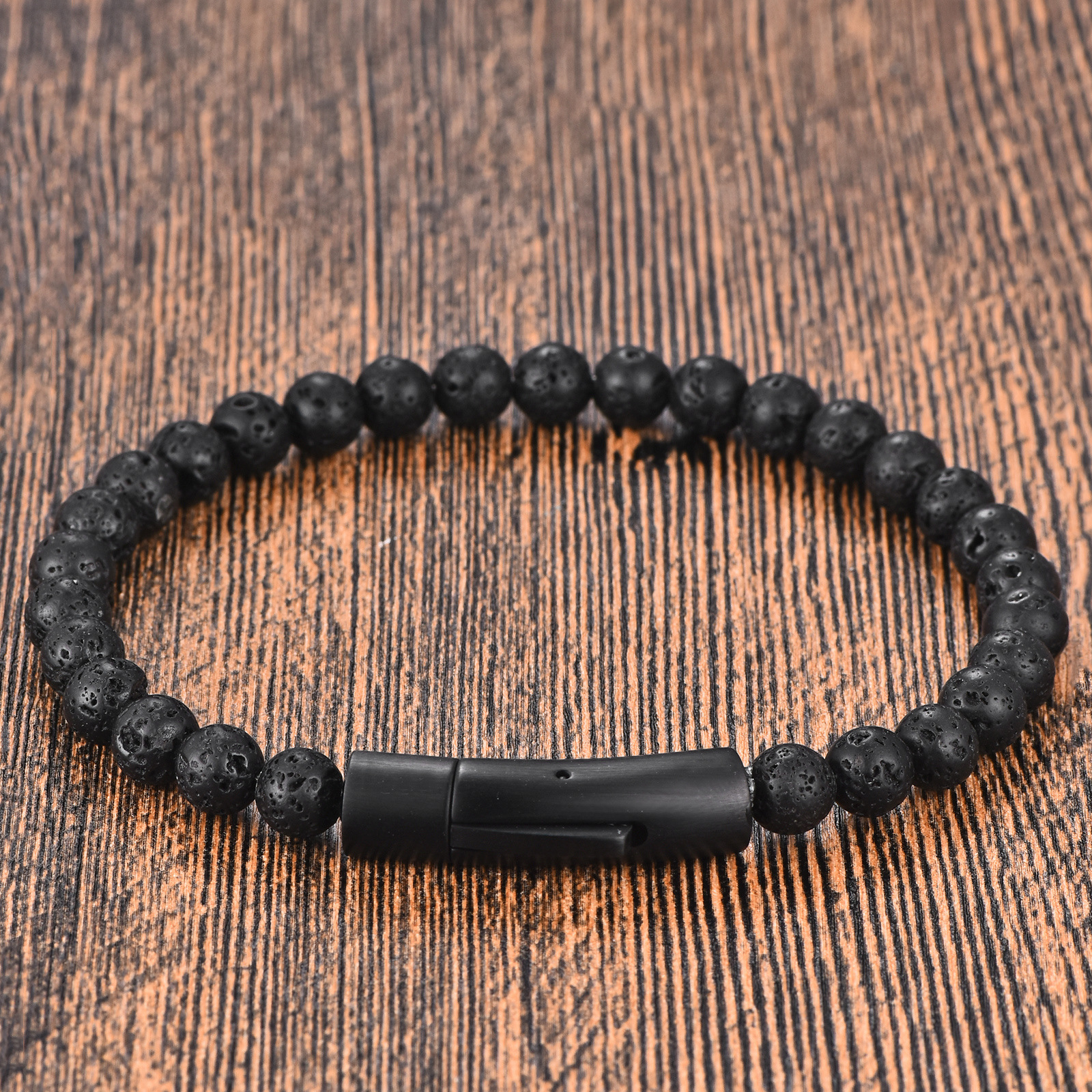 Stainless Steel Leather Bracelet-2