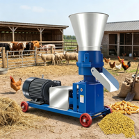 Machine à alimenter les animaux à petite échelle 350-450 kg/h, haute productivité, machine à alimenter le bétail, machine de production d'aliments pour animaux