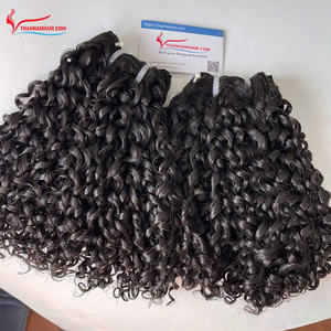 Pixie Curly NaturalColor cURL Extensiones de cabello Estilo de lujo de Thanh An hair - Product Image 4