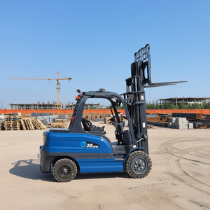 Carrello Elevatore Elettrico JICHUAN con Forche Doppie, Ruote Grandi, Trazione Integrale e Pneumatici Solidi - Produttore - Product Image 3