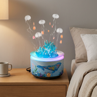 Nuevo Humidificador de Escritorio con Forma de Coral Creativo, Difusor de Aroma Ultrasónico con Control Remoto, Máquina de Aromaterapia