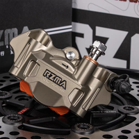 Étrier de frein de moto STJIAYE G-M806, point de fixation 60 mm, alliage d'aluminium, piston opposé pour Yamaha/Kawasaki/