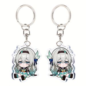 <b>Anime</b> Acrylic <b>Keychain</b> Double-sided Pendant Gift Bag Hanging Decorative Item UV Printing - Product Image 1