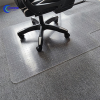 Bester Preis Kunststoff Gummi Antislip Bedruckte Wasch bare Kissen Einweg Weich schaum PVC Teppich Stuhl Matte für Büro