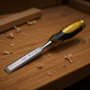 Cincel para madera Stanley de 22 mm con mango de acero forjado y agarre ergonómico - Product Image 3