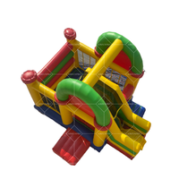 2025 vente chaude Commercial utilisé petite maison de saut gonflable château plein d'entrain Combo toboggan château gonflable pour les enfants