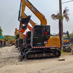 รถขุดมือสอง Sany SY75C Pro ใช้งานได้อย่างคล่องตัว น้ำหนักดีเยี่ยม ประสิทธิภาพการทำงานยอดเยี่ยม ประสิทธิภาพการใช้งานยอดเยี่ยม - Product Image 4