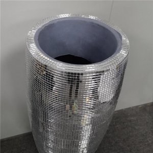 Macetas <span class=keywords><strong>Grandes</strong></span> de Fibra de Vidrio Estilo Rústico Clásico, Ecológicas y Duraderas, <span class=keywords><strong>para</strong></span> Decoración de Interiores del Hogar, Jardín y <span class=keywords><strong>Restaurantes</strong></span> - Product Image 5