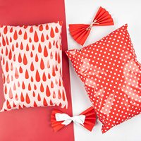 Sac de colis en plastique, Poly pour femme, réutilisable, bande à déchirer facile, doseur étanche, personnalisation gratuite, nouvelle conception