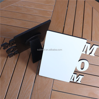 Échantillon GRATUIT – Plaque de sublimation en MDF blanc brillant pour cadre photo commémoratif de la fête des Mères