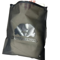 Sacs à fermeture éclair réutilisables en CPE semi-transparent noir givré Boang pour l'emballage des vêtements pour enfants et des sous-vêtements personnels