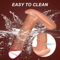Direkt vom Hersteller Tragbarer Stoßender Dildo-Vibrator Teleskopisch Beheizbar & Fernbedienbar G-Punkt Anal-Stimulator Weibliches Sexspielzeug