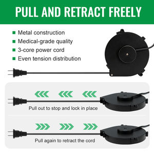 بكرة كابل قابلة للسحب من ميلا لمجفف الشعر بطول مخصص، بكرة كابل صغيرة قابلة للسحب تلقائيًا - Product Image 3