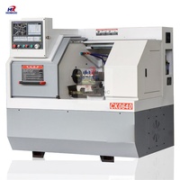 Tour CNC CK0640 horizontal à banc plat, haute précision, mono-broche, léger