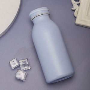Stainless Steel Vacuum Insulated Water Bottle Minimalist Design Pastel Colors Travel <b>Flask</b> With Lid Double Wall - Product Image 4