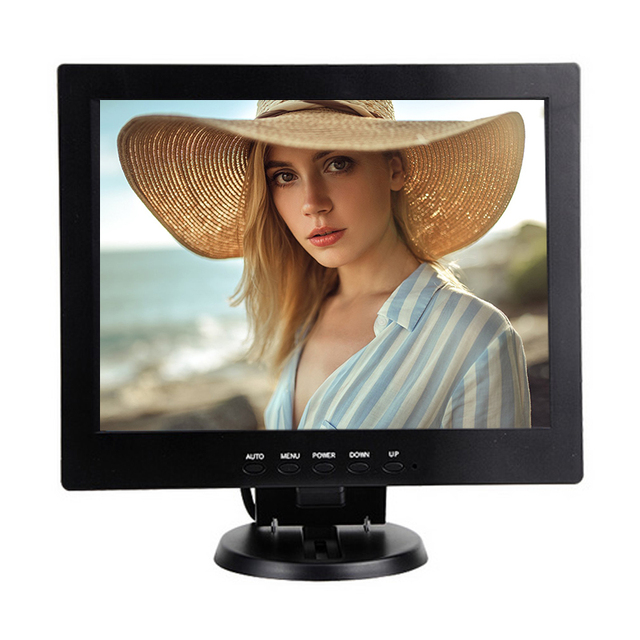10 12 Inch Square Mini Screen Display Monitor Small Size Led Monitor With Vga Rca 1024*768 Mini Lcd Cctv Computer PC Monitor