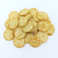 Galletas de Arroz Finas Coreanas Bajas en Grasa, Snacks Redondos, para Distribución Minorista en Supermercados y Tiendas de Conveniencia Asiáticas