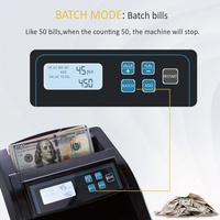 Compteur de billets professionnel BC-308 avec reconnaissance automatique des devises, comptage mixte, détection CADUV/MG/IR, 1000 billets/min, écran LCD