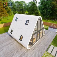 Maison conteneur, nouvelle technologie, maison préfabriquée, maisons modulaires triangulaires imperméables