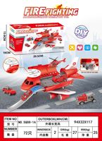 Zhiqu Toys Storage Rail Modèles de simulation d'avions de passe-temps pré-construits-Airbus Fire Engineering Vehicle Boy Fabricant Wholesale
