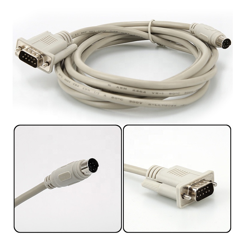2m 6 pin mini DIN male to male cable for datamodes audio interface FT-8