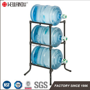NSF 19L 5 Gallonen <span class=keywords><strong>3</strong></span> <span class=keywords><strong>Tier</strong></span> Gallone Metall Wasser flasche Organizer Rack mit Werbetafel - Product Image 5