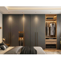 Meubles de chambre à coucher modernes sur mesure pour la maison, l'hôtel, l'appartement, la villa, ensembles complets de meubles de chambre à coucher avec lit et armoires