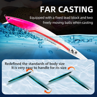 Leurre de pêche BEARKING Tiode Minnow 175 mm 27,7 g, leurres de qualité, appâts durs flottants, minnows fins de qualité, appâts artificiels