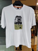 Camiseta de Hombre 2026, Talla Europea, Estilo Retro, Elástica, Suave y Cómoda, Cuello Redondo Clásico, Tejido de Algodón Premium