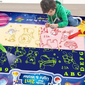 Giáng sinh giáo dục phát sáng trong màu tối viết đồ chơi vẽ lớn Aqua vẽ chơi Mat ma thuật nước Doodle mat - Product Image 2