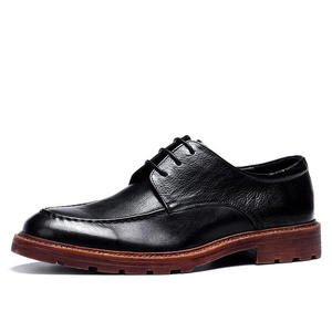 Zapatos de Cuero Casuales de Negocios para Hombre - Cuero Genuino, Suela Suave, Transpirable, Suela Gruesa, Tallas Grandes Disponibles - Product Image 2