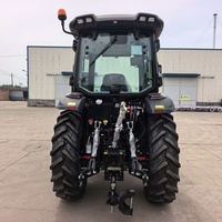 Tracteurs agricoles à prix d'usine, 75 CV, 4 roues motrices, cabine, 12F+12R, moteur diesel 4 cylindres