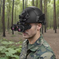 Nouvelle génération de jumelles de vision nocturne à zoom numérique 4K HD 3D VR lunettes infrarouges montées sur casque de chasse pour le camping et la randonnée