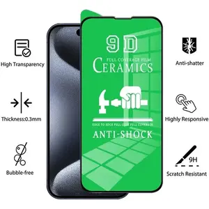 Protecteur d'écran en film céramique transparent de qualité AAA pour <span class=keywords><strong>iPhone</strong></span> 12 Pro Max Plus 12 Mini S Max R 7 Plus <span class=keywords><strong>SE</strong></span> <span class=keywords><strong>2020</strong></span> <span class=keywords><strong>Protection</strong></span> de téléphone portable - Product Image 4
