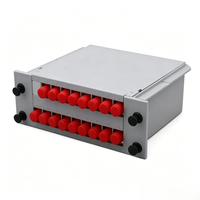 Répartiteur de Fibre Optique PLC LGX Box 1*4 1*8 1*16 FTTH avec Connecteurs FC UPC/APC, Répartiteur de Fibre Optique Type Cassette 1*16