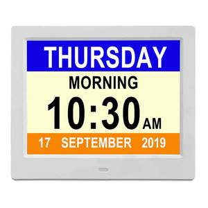<span class=keywords><strong>Reloj</strong></span> despertador de escritorio <span class=keywords><strong>con</strong></span> <span class=keywords><strong>calendario</strong></span> digital LED de 8 pulgadas <span class=keywords><strong>con</strong></span> función de <span class=keywords><strong>hora</strong></span> mundial, <span class=keywords><strong>reloj</strong></span> de <span class=keywords><strong>calendario</strong></span> <span class=keywords><strong>con</strong></span> <span class=keywords><strong>fecha</strong></span> de <span class=keywords><strong>día</strong></span> para dormitorio - Product Image 1