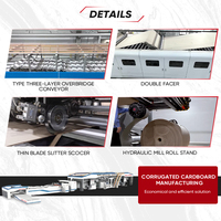 Línea de Producción de Cartón Corrugado de Alta Velocidad de 3, 5 y 7 Capas, Máquina Corrugadora Automática, Equipo para Fabricación de Cartón