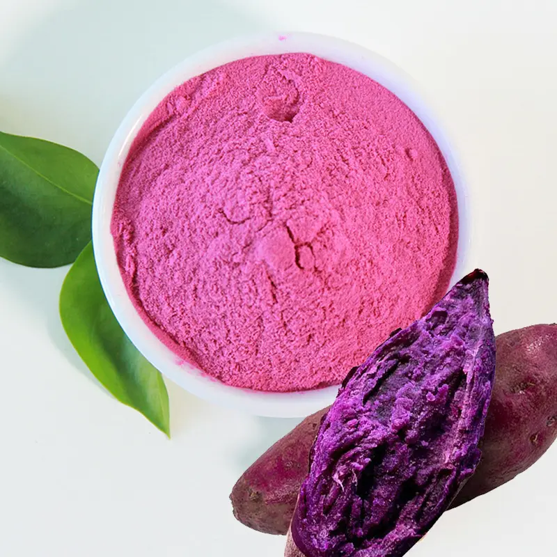 Factory Supply Organic Purple Sweet Potato Powder Food Pigment Dehydrator Purple Sweet Potato Powder