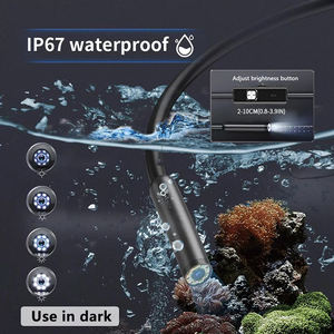 スネーク検査ボアスコープカメラ 8 LEDライト付き 8mmレンズ 2MP IP67防水 5mケーブル Android/iOSスマートフォン iPad対応 - Product Image 3