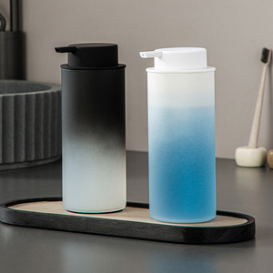 Homestay Vierdelige Set Van Glazen Flessen Mousse Lichaamszeep Drie Hand Desinfecterend Hotel Badkamer Blaarfles Glas - Product Image 3