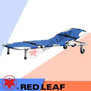 Camilla plegable de transferencia de pacientes de emergencia de hospital con dos cinturones. - Product Image 4