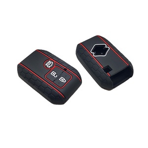 Housse de protection pour clé de <span class=keywords><strong>voiture</strong></span> à 2 boutons en silicone à motif nid d'abeille, compatible avec Suzuki Swift Ignis Jimney XL7 Ertiga 2004-2008 - Product Image 5