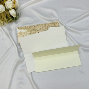 Cartes d'invitation de mariage de luxe personnalisées, <span class=keywords><strong>carte</strong></span> de vœux en papier avec gaufrage pour les mariages - Product Image 5