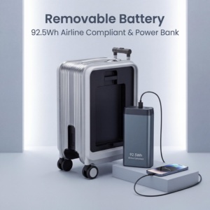 กระเป๋าเดินทางไฟฟ้าแบบขี่ได้ปรับแต่งได้ มอเตอร์ 250W ระยะทาง 8-12 กม. แบตเตอรี่ 92.5Wh โครงอะลูมิเนียม รับน้ำหนักได้สูงสุด 110 กก. พร้อมระบบล็อค TSA - Product Image 4