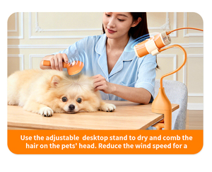 Sèche-cheveux pour chien à suspendre au cou, haute puissance, silencieux, pour chiens de grande et petite taille, avec télécommande - Product Image 2