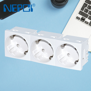 Norme EUROPÉENNE Allemand Schuko <span class=keywords><strong>Prise</strong></span> 16 A 250 V Série <span class=keywords><strong>prise</strong></span> de courant murale inviolable 45*45mm blanc - Product Image 4