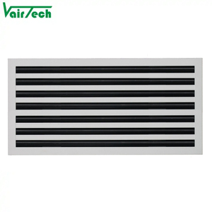 Difusor de Aire Lineal Ajustable de Aluminio para Techo con Caja Plenum para HVAC - Product Image 4